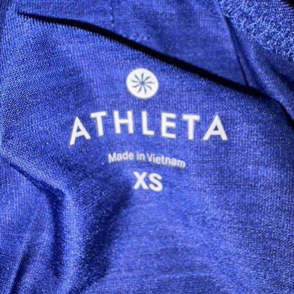 Athleta Womens Tank Top Blue Incline Tank Power Of She Size XS - Picture 5 of 16